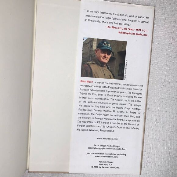 Book The Strongest Tribe: War, Politics Endgame Iraq Bing West 2008 NonFiction - Picture 3 of 8